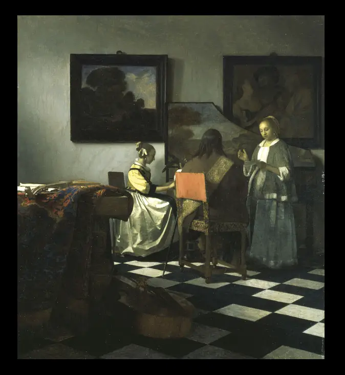 Concert by Johannas Vermeer